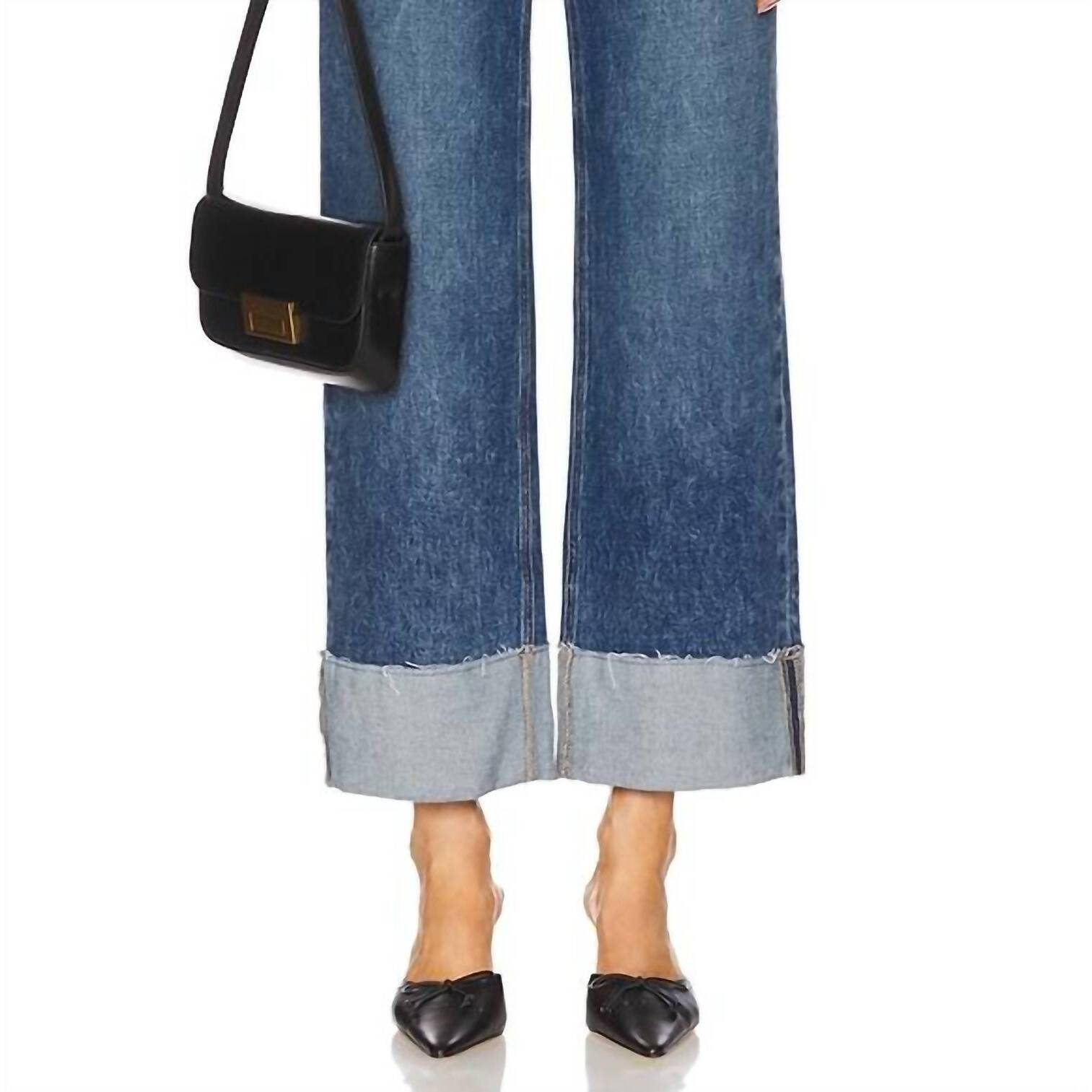 New Hudson Rosie High-Rise Wide Leg Ankle Jean In Mallorca